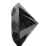 Natural Loose Diamond Round Black Grey Color I3 Clarity 4.75 MM 0.43 Ct KDL5995