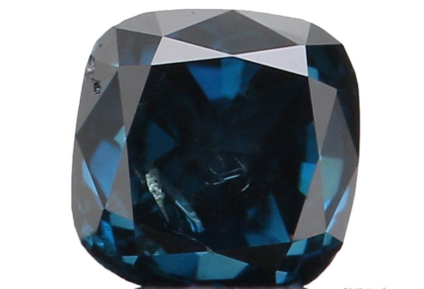 Natural Loose Diamond Cushion Blue Color SI2 Clarity 2.80 MM 0.17 Ct KR1082