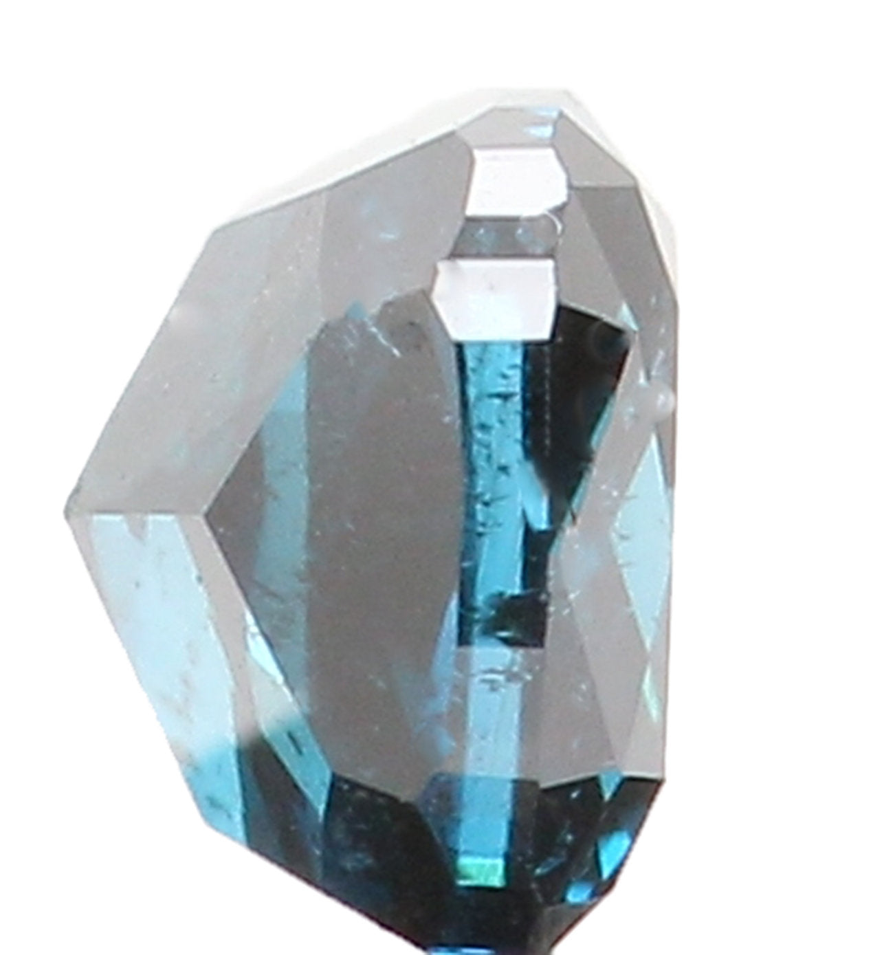 Natural Loose Diamond Cushion Blue Color SI1 Clarity 2.70 MM 0.12 Ct KR1051