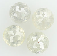 Natural Loose Diamond Round Rose Cut Grey Color I3 Clarity 4 Pcs 0.94 Ct KDK1036