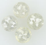 Natural Loose Diamond Round Rose Cut Grey Color I3 Clarity 4 Pcs 0.94 Ct KDK1036