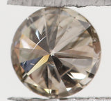 Natural Loose Diamond Round Brown Color I2 Clarity 3.80 MM 0.21 Ct KR801