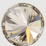 Natural Loose Diamond Round Brown Color SI2 Clarity 3.10 MM 0.12 Ct L5463