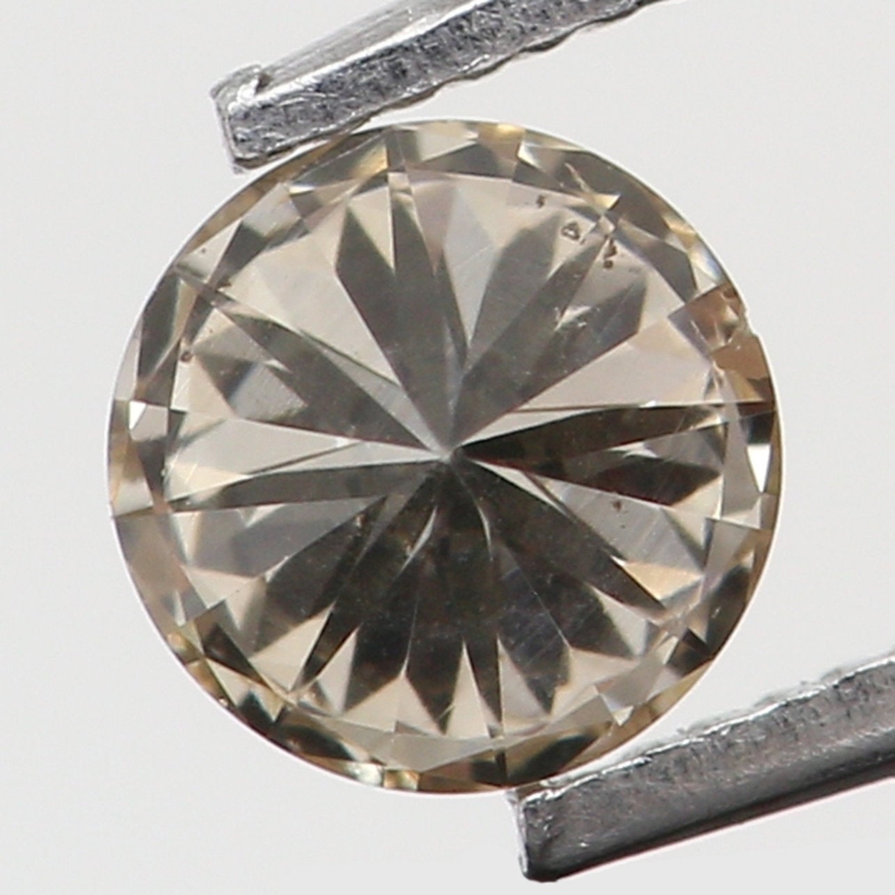Natural Loose Diamond Round Brown Color SI2 Clarity 3.10 MM 0.12 Ct L5463