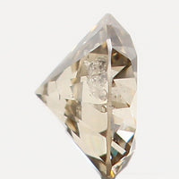 Natural Loose Diamond Round Brown Color I1 Clarity 3.00 MM 0.10 Ct L5462