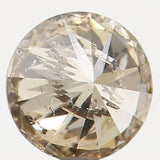 Natural Loose Diamond Round Brown Color I1 Clarity 3.00 MM 0.10 Ct L5462