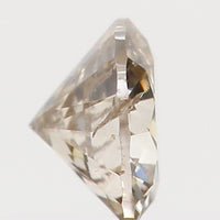 Natural Loose Diamond Round Brown Color I1 Clarity 3.20 MM 0.12 Ct KR805