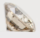 Natural Loose Diamond Round Brown Color I1 Clarity 3.20 MM 0.12 Ct KR805