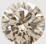 Natural Loose Diamond Round Brown Color SI1 Clarity 2.80 MM 0.09 Ct KR828