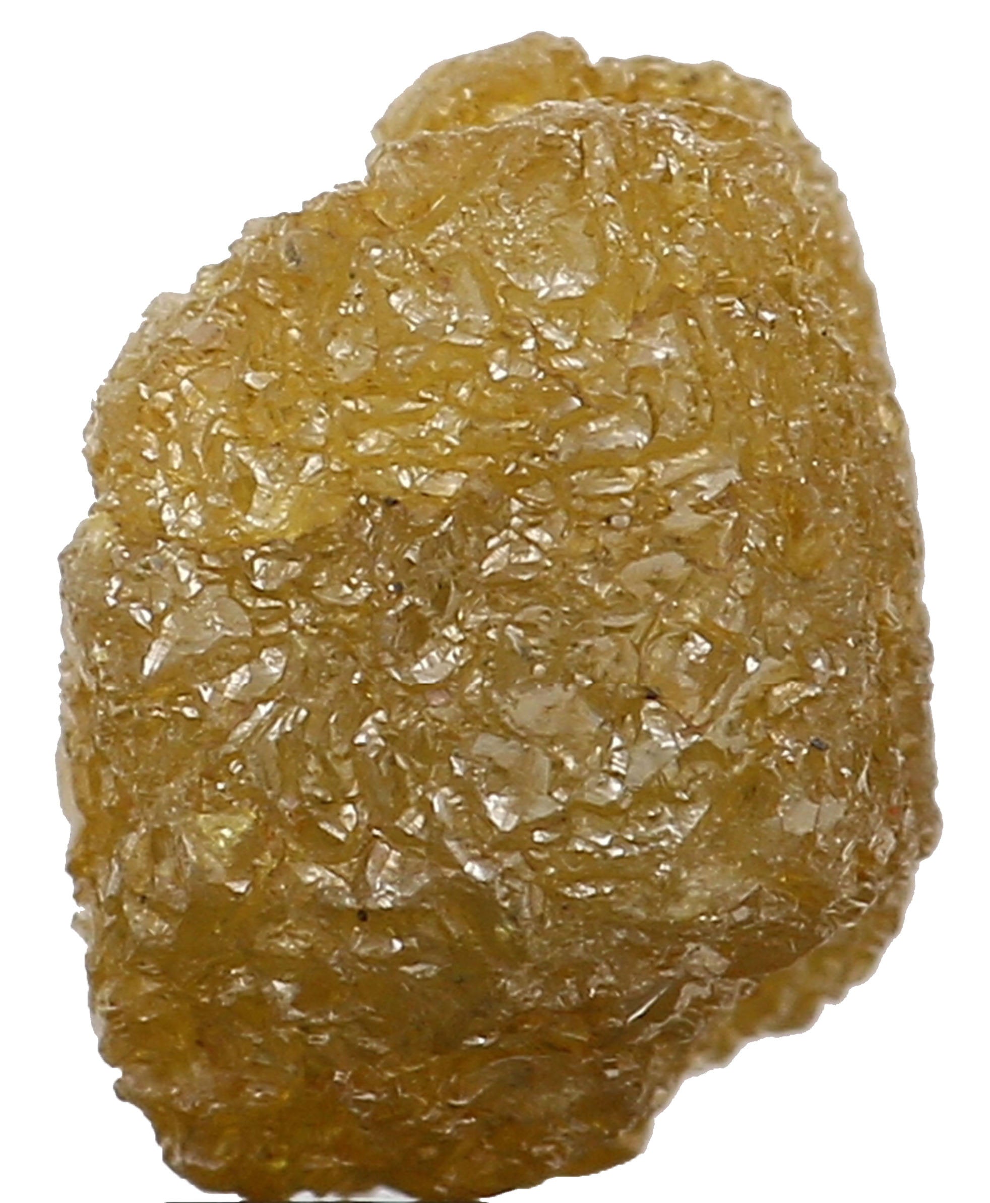 3.34 CT Natural Loose Rough Shape Diamond Yellow Color Rough Cut Diamond 8.50 MM Natural Yellow Color Rough Irregular Cut Diamond QK1038