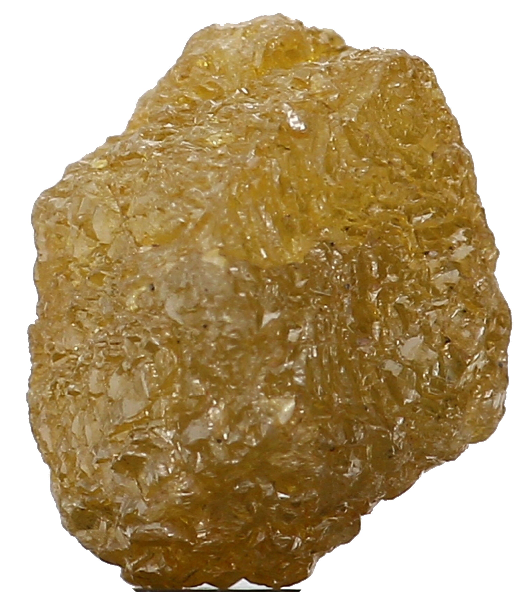 3.34 CT Natural Loose Rough Shape Diamond Yellow Color Rough Cut Diamond 8.50 MM Natural Yellow Color Rough Irregular Cut Diamond QK1038