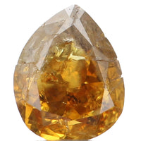 Natural Loose Diamond Pear Brown Color I1 Clarity 4.10 MM 0.24 Ct KR1045