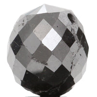 Natural Loose Diamond Drop Black Color I3 Clarity 7.50 MM 2.99 Ct KR1191