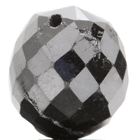 Natural Loose Diamond Drop Black Color I3 Clarity 7.50 MM 2.99 Ct KR1191