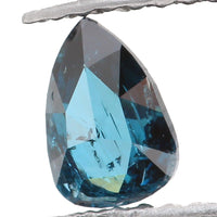 Natural Loose Diamond Pear Blue Color I1 Clarity 4.66 MM 0.21 Ct KR1314
