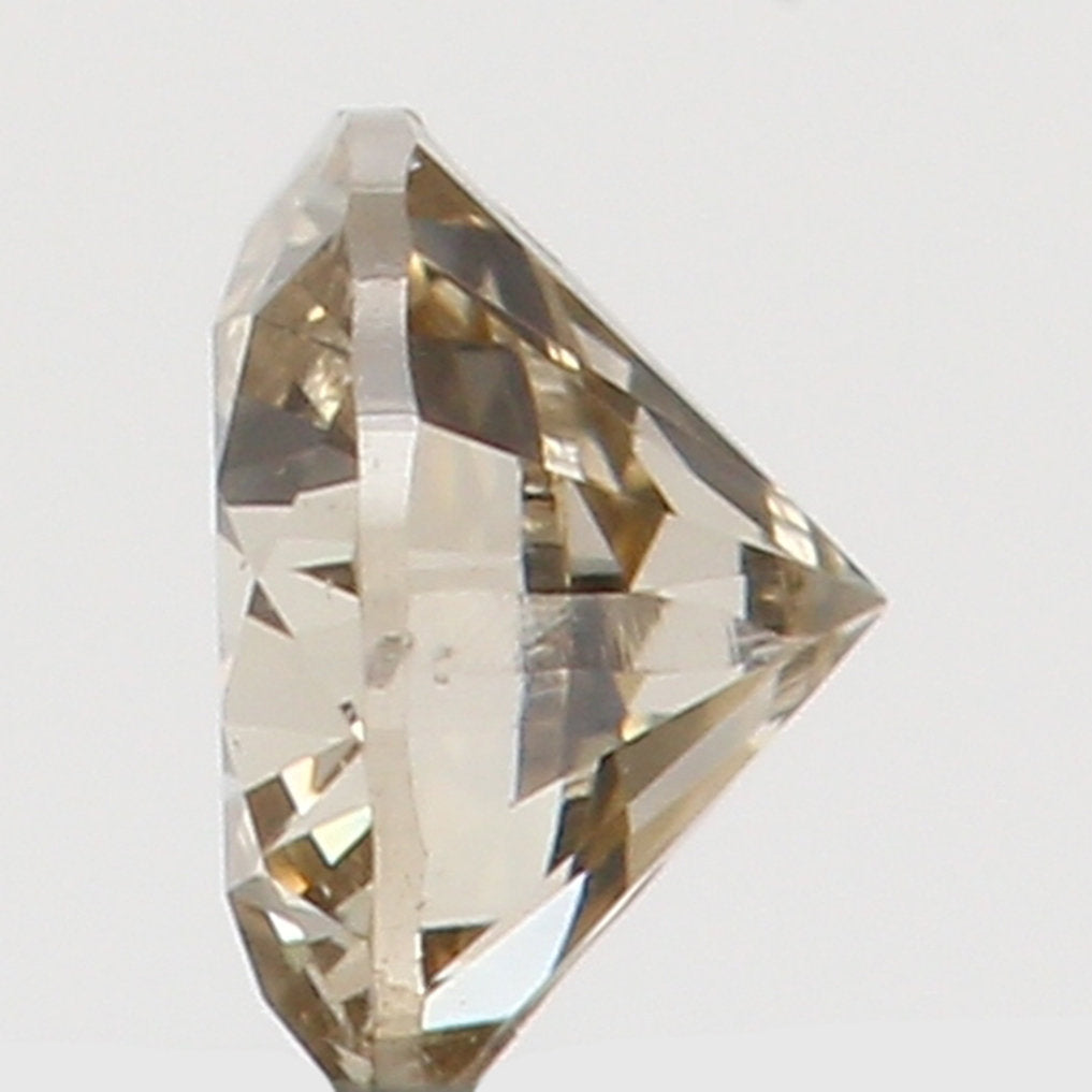 Natural Loose Diamond Round Brown Color SI2 Clarity 2.85 MM 0.10 Ct L5990