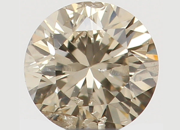 Natural Loose Diamond Round Brown Color SI2 Clarity 2.85 MM 0.10 Ct L5990
