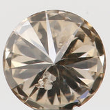 Natural Loose Diamond Round Brown Color SI2 Clarity 3.30 MM 0.13 Ct L5991