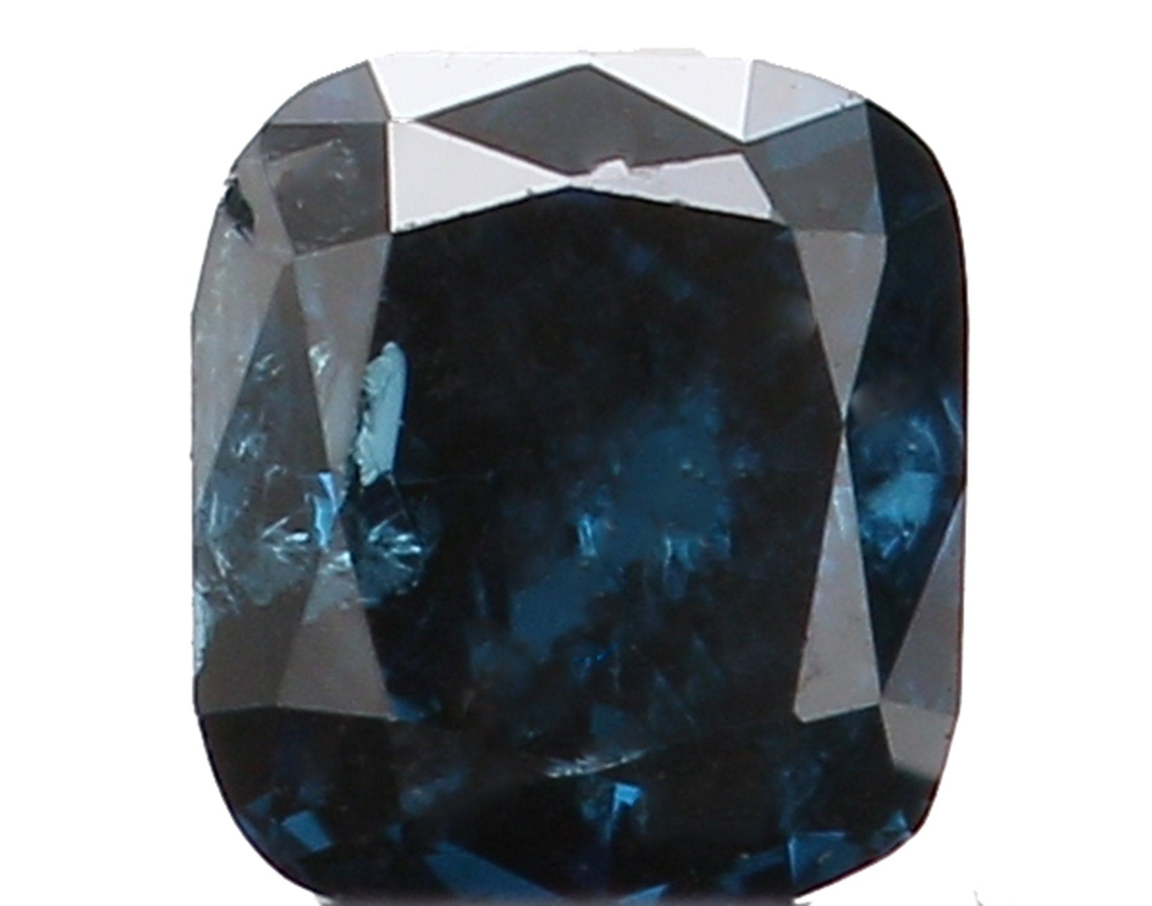 Natural Loose Diamond Cushion Blue Color SI1 Clarity 2.60 MM 0.09 Ct KR1184