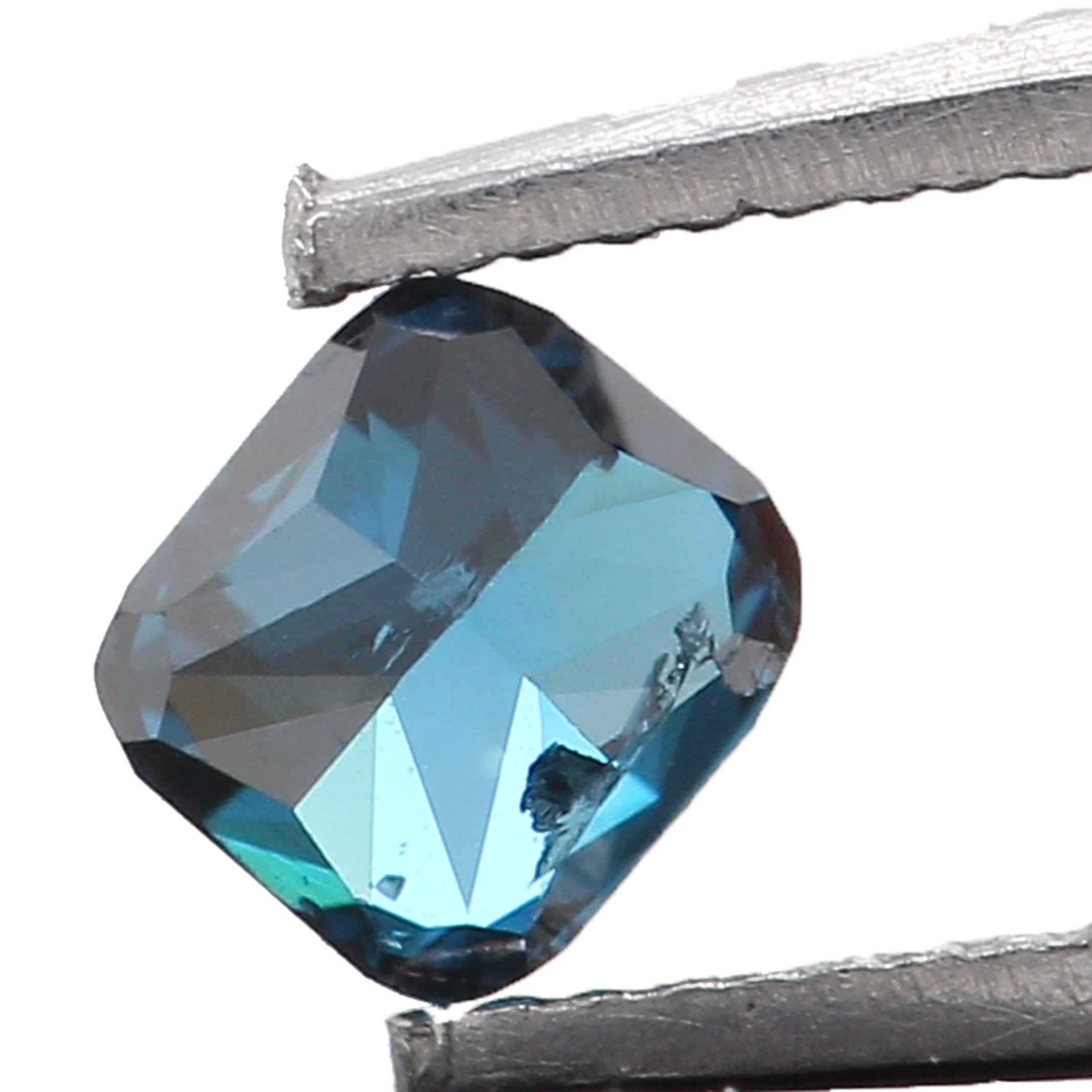 Natural Loose Diamond Cushion Blue Color SI1 Clarity 2.60 MM 0.09 Ct KR1184