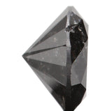 Natural Loose Diamond Round Black Grey Color I3 Clarity 4.75 MM 0.43 Ct KDL5995