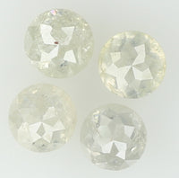 Natural Loose Diamond Round Rose Cut Grey Color I3 Clarity 4 Pcs 0.94 Ct KDK1036