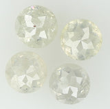 Natural Loose Diamond Round Rose Cut Grey Color I3 Clarity 4 Pcs 0.94 Ct KDK1036