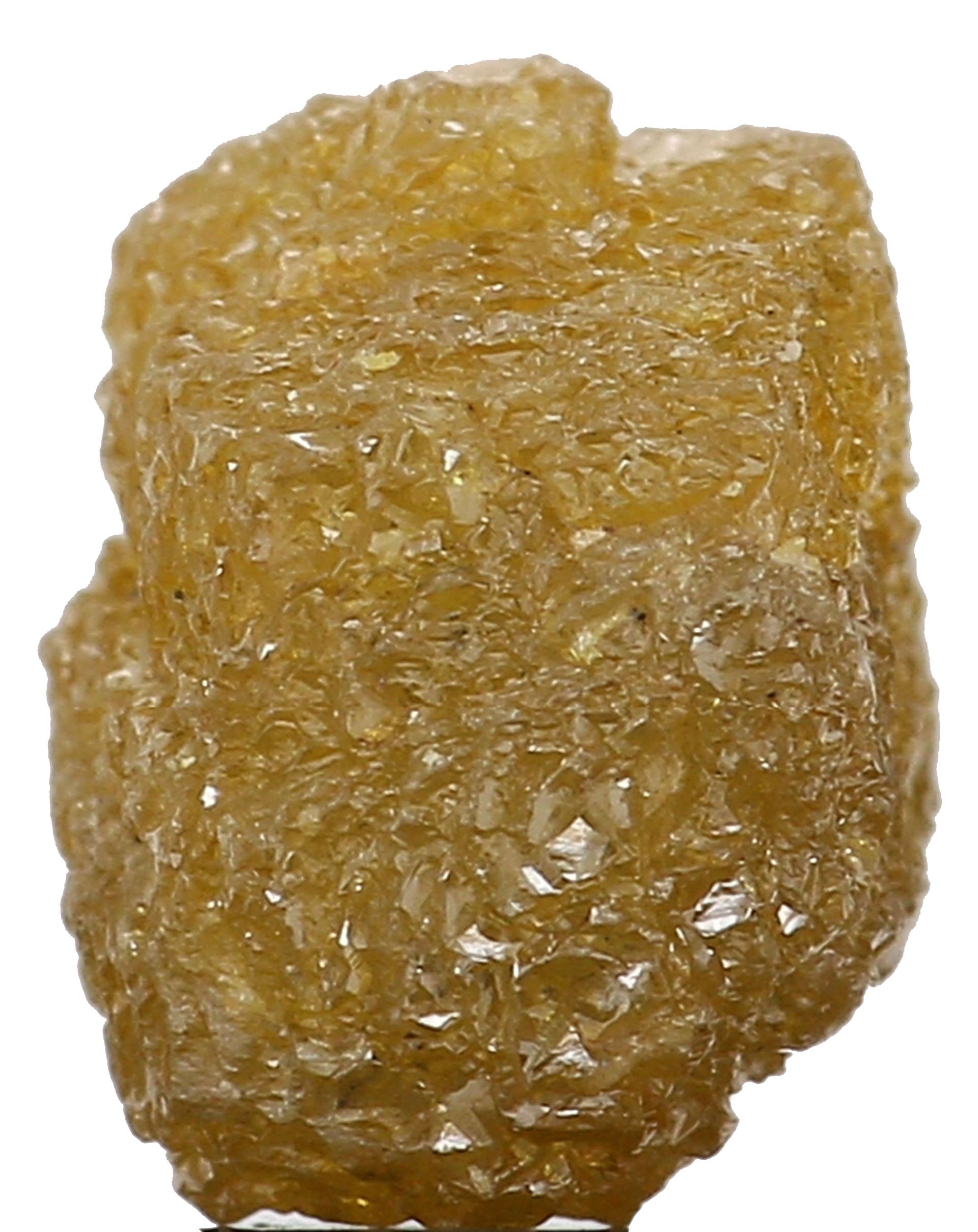 3.34 CT Natural Loose Rough Shape Diamond Yellow Color Rough Cut Diamond 8.50 MM Natural Yellow Color Rough Irregular Cut Diamond QK1038