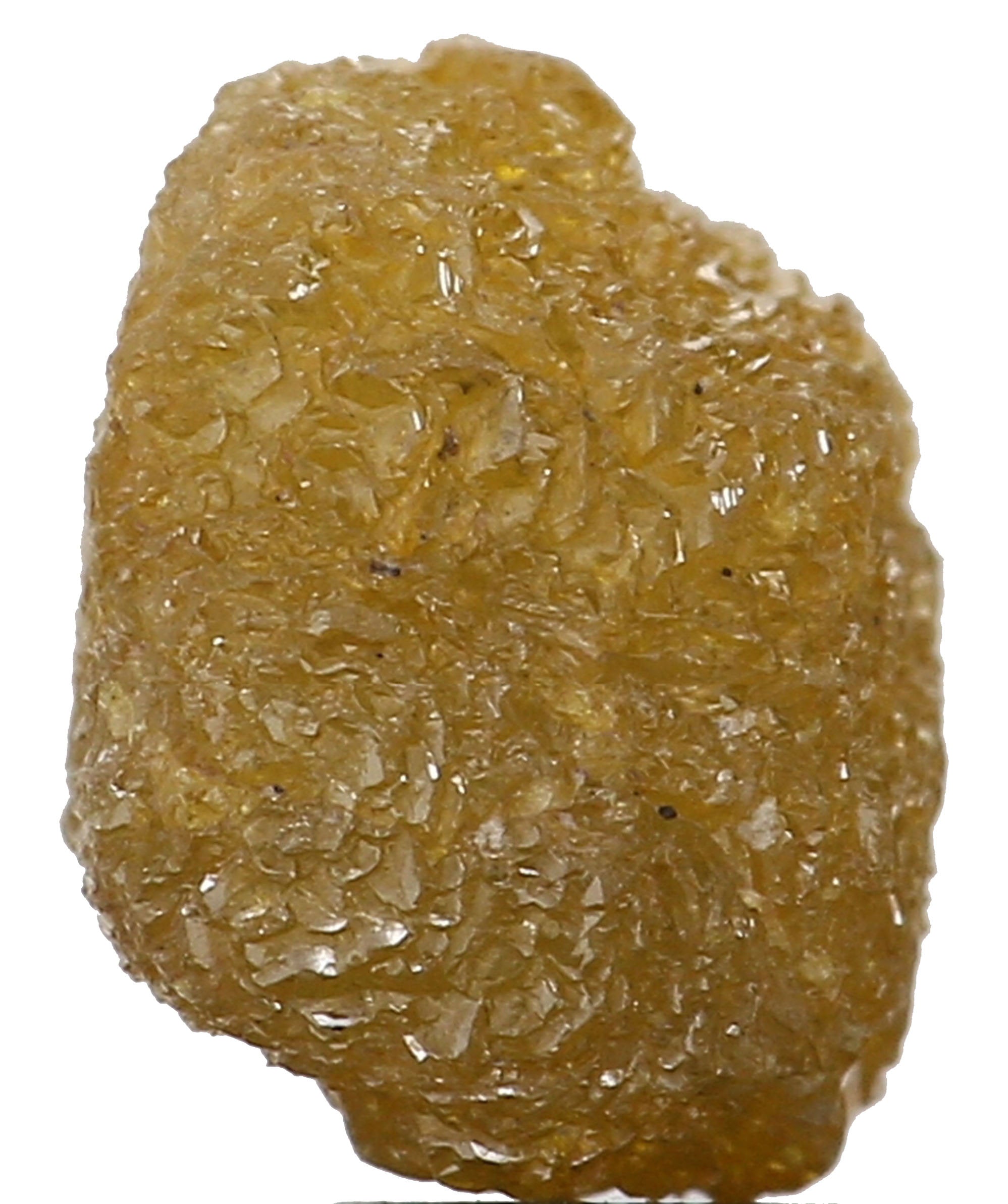 3.34 CT Natural Loose Rough Shape Diamond Yellow Color Rough Cut Diamond 8.50 MM Natural Yellow Color Rough Irregular Cut Diamond QK1038