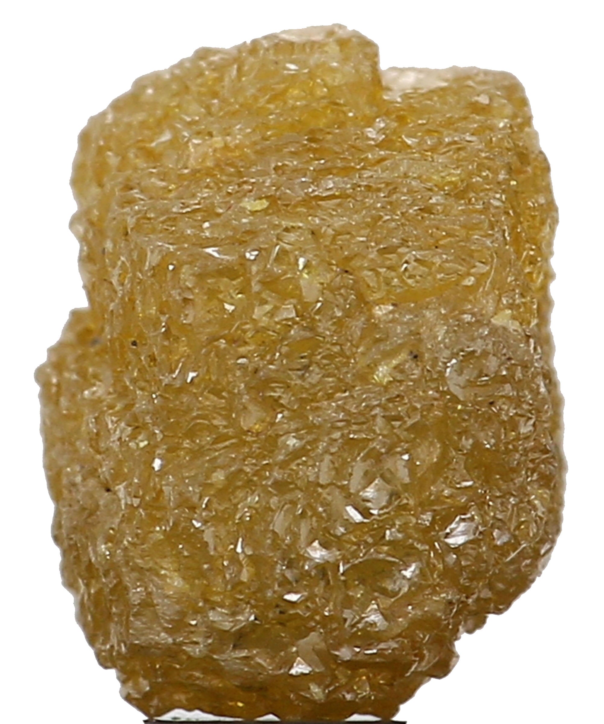 3.34 CT Natural Loose Rough Shape Diamond Yellow Color Rough Cut Diamond 8.50 MM Natural Yellow Color Rough Irregular Cut Diamond QK1038
