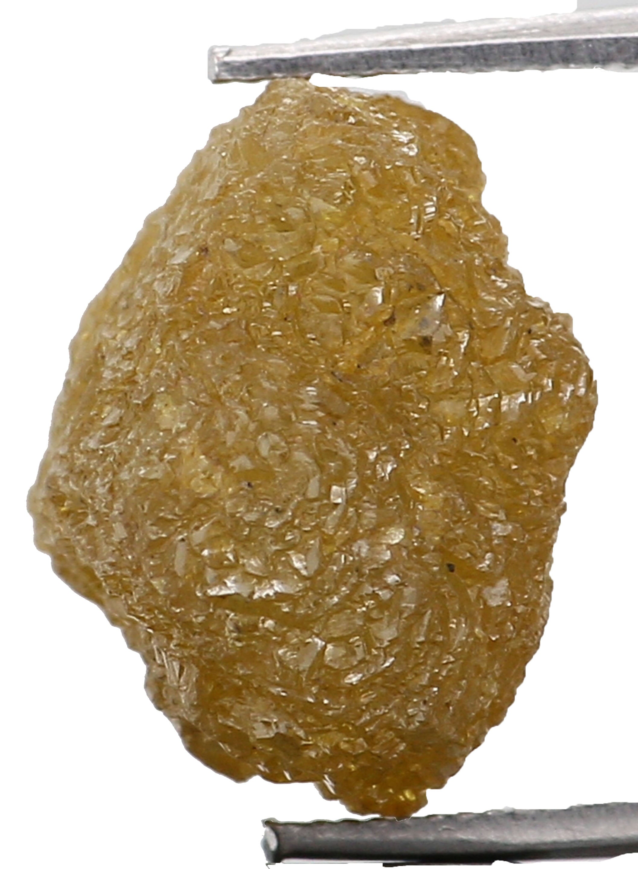 3.34 CT Natural Loose Rough Shape Diamond Yellow Color Rough Cut Diamond 8.50 MM Natural Yellow Color Rough Irregular Cut Diamond QK1038