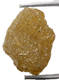 Natural Loose Diamond Rough Yellow Green Color I3 Clarity 8.50 MM 3.34 Ct KDK1038