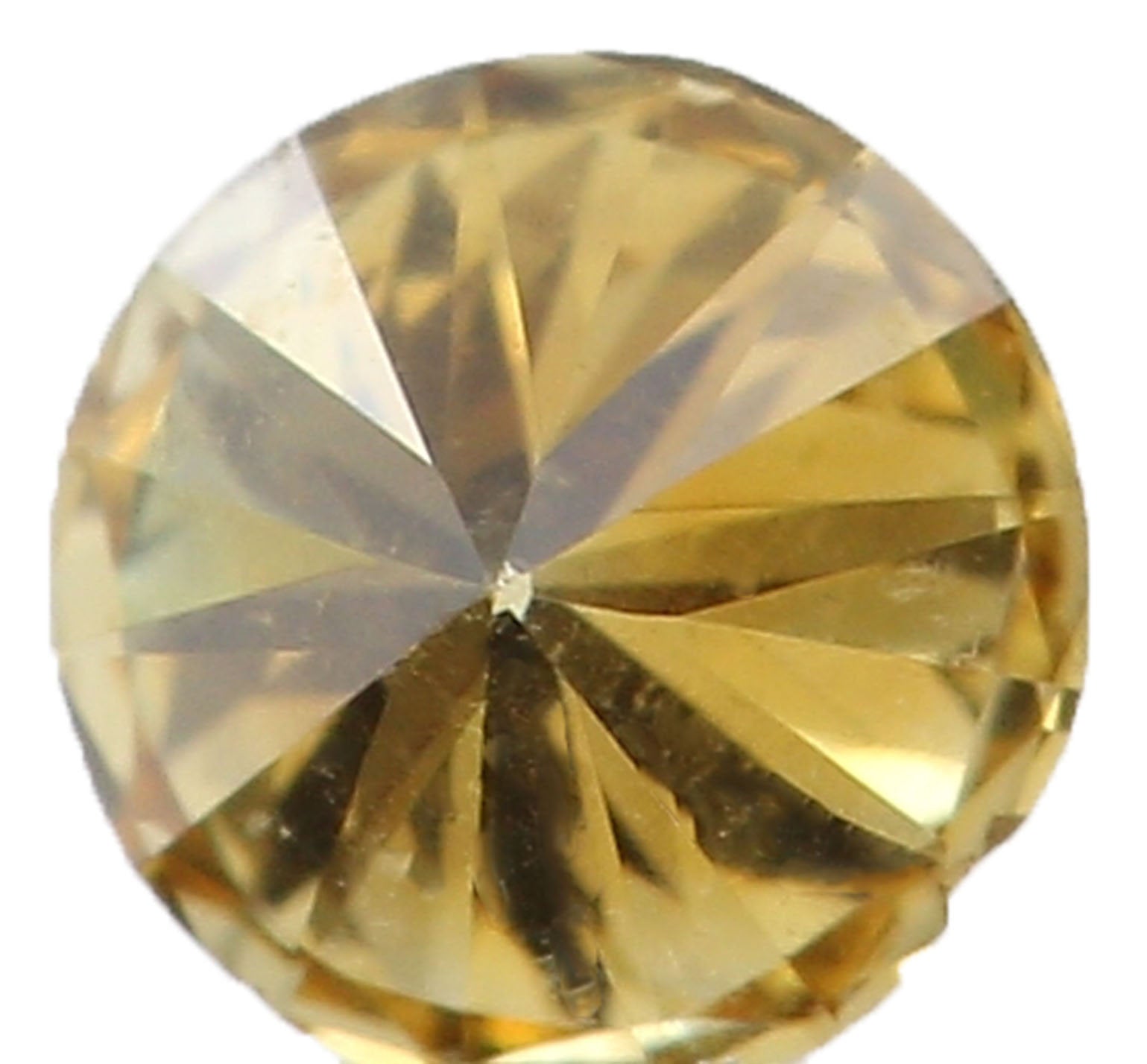 Natural Loose Diamond Round Greenish Yellow Color SI1 Clarity 2.90 MM 0.11 Ct KR651