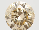 Natural Loose Diamond Round Orange Color SI2 Clarity 3.10MM 0.12 Ct KR653