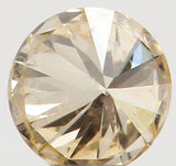 Natural Loose Diamond Round Orange Color SI2 Clarity 3.10MM 0.12 Ct KR653