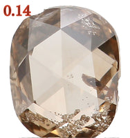 Natural Loose Diamond Oval Dark Brown Color I1 Clarity 3.70 MM 0.14 Ct KR658