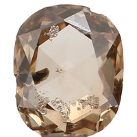 Natural Loose Diamond Oval Dark Brown Color I1 Clarity 3.70 MM 0.14 Ct KR658