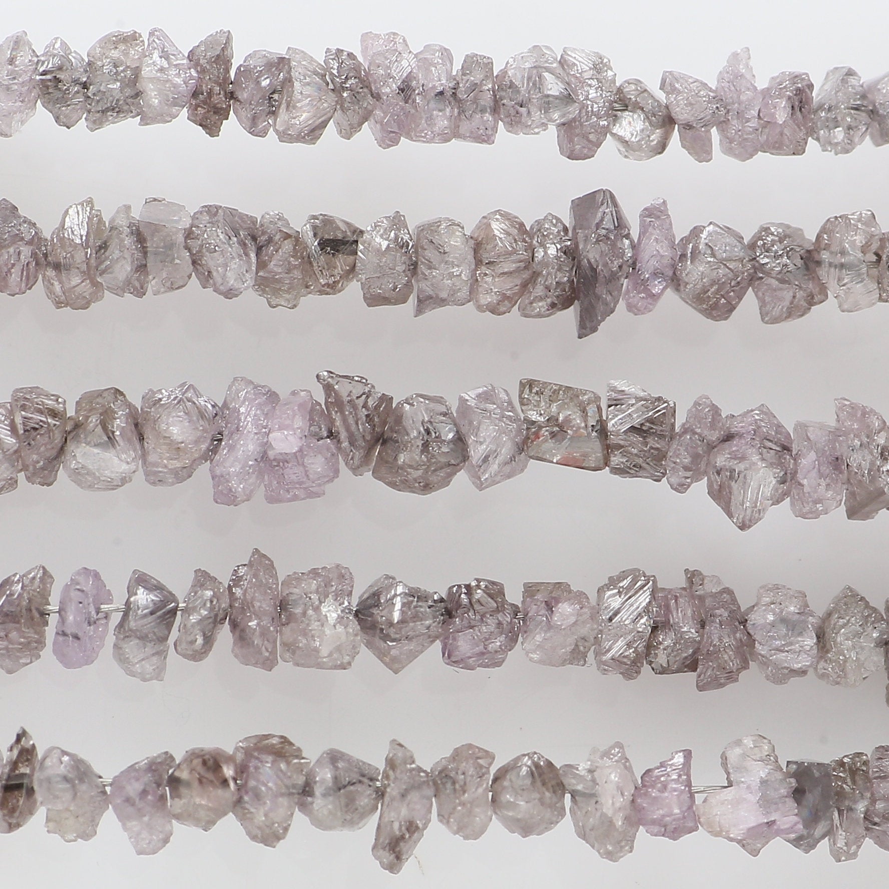 20.55 CT Natural Loose Rough Bead Shape Diamond Brown Color Rough Cut Diamond 2.00 MM Natural Pink Color Rough Drilling Bead Diamond LQ6129