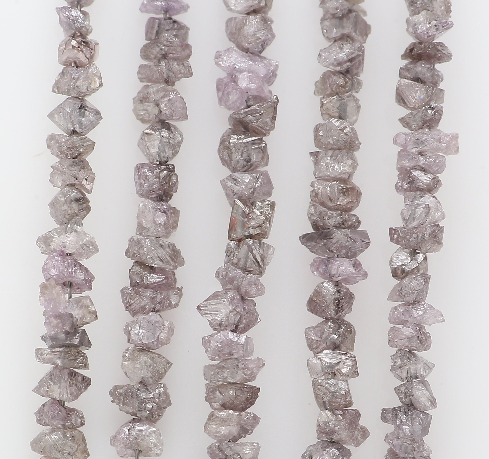 20.55 CT Natural Loose Rough Bead Shape Diamond Brown Color Rough Cut Diamond 2.00 MM Natural Pink Color Rough Drilling Bead Diamond LQ6129