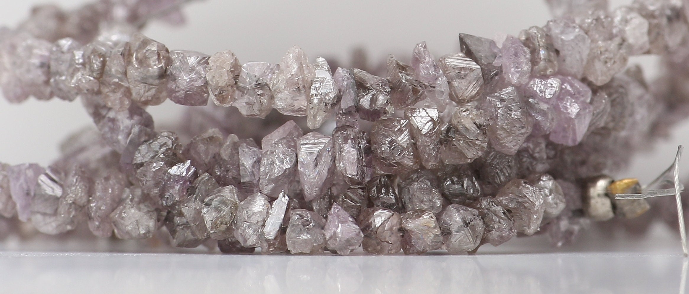 20.55 CT Natural Loose Rough Bead Shape Diamond Brown Color Rough Cut Diamond 2.00 MM Natural Pink Color Rough Drilling Bead Diamond LQ6129
