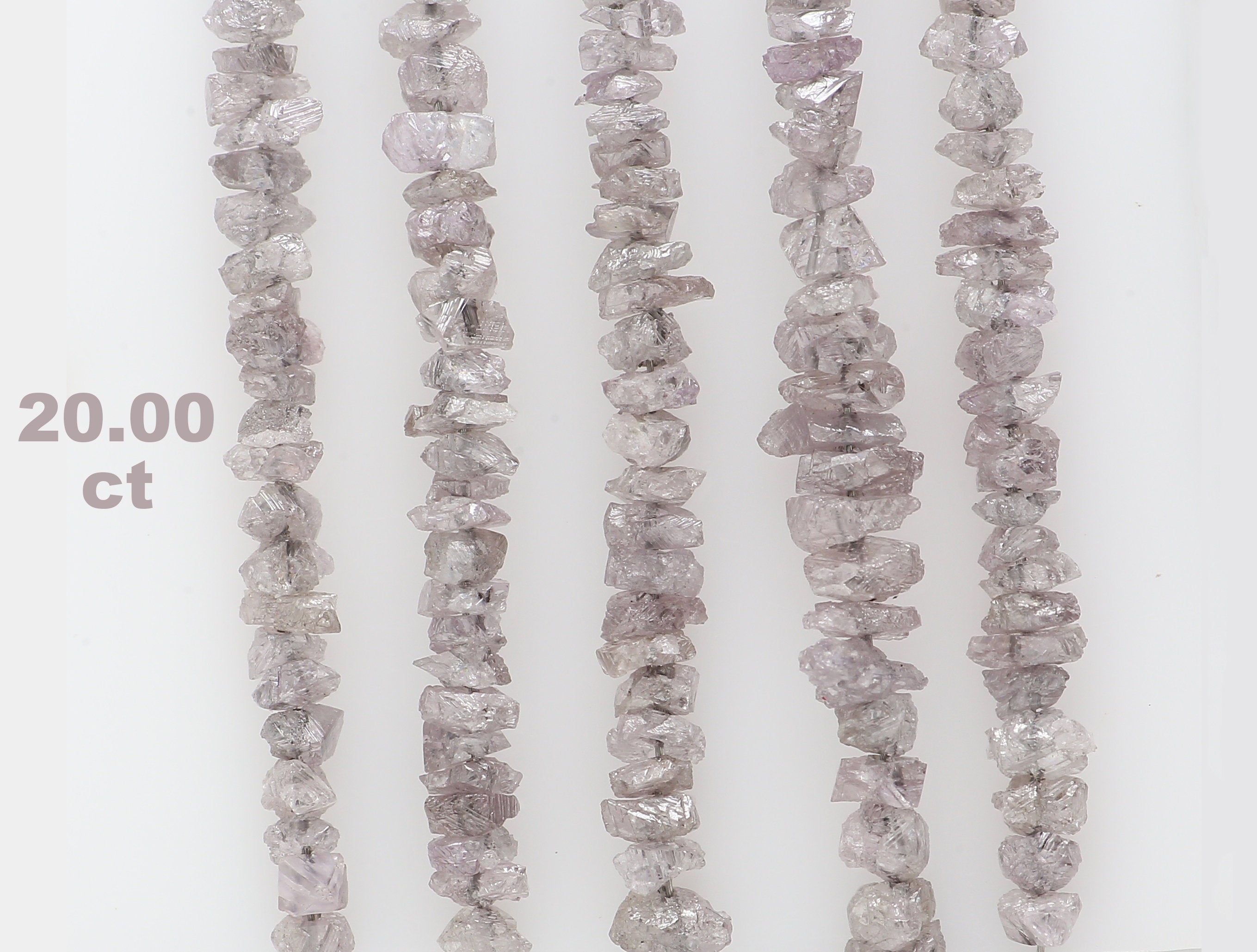 20.00 CT Natural Loose Rough Shape Diamond Brown Color Bead Diamond 1.90 MM Natural Loose Pink Diamond Rough Irregular Cut Diamond LQ6121