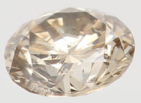 Natural Loose Diamond Round Brown Color I1 Clarity 3.30 MM 0.133 Ct KR1222