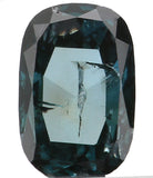 Natural Loose Diamond Oval Blue Color SI2 Clarity 5.14 MM 0.26 Ct KR1309