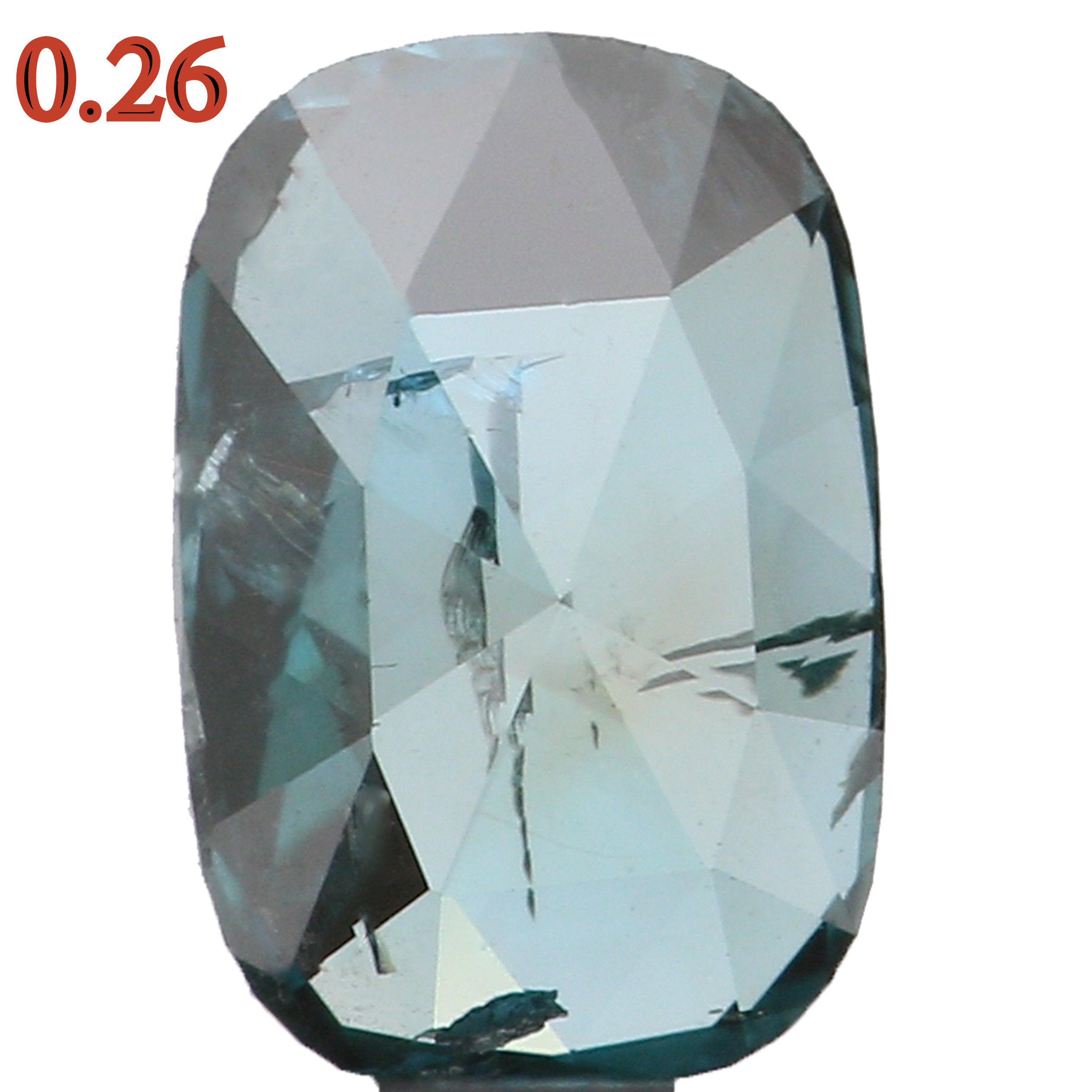 Natural Loose Diamond Oval Blue Color SI2 Clarity 5.14 MM 0.26 Ct KR1309
