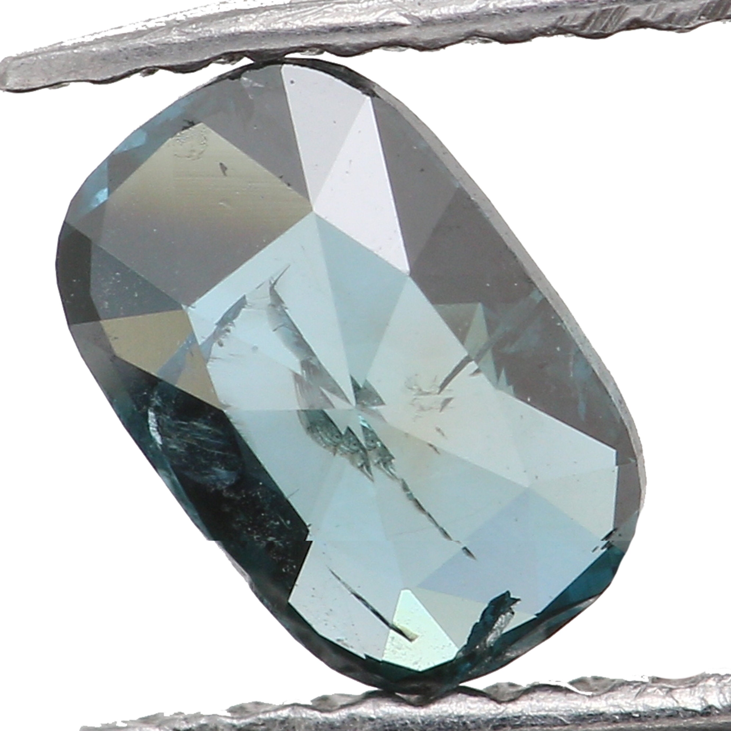 Natural Loose Diamond Oval Blue Color SI2 Clarity 5.14 MM 0.26 Ct KR1309