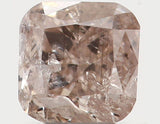 Natural Loose Diamond Cushion Brown Color I1 Clarity 3.10 MM 0.20 Ct L5478