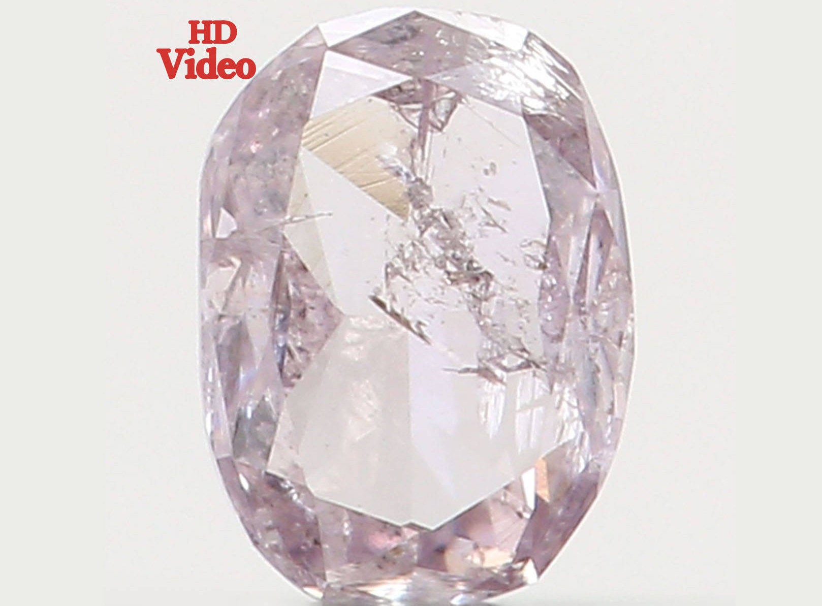 Natural Loose Diamond Oval Pink Color I2 Clarity 3.30 MM 0.07 Ct L5690