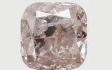 Natural Loose Diamond Cushion Brown Color I2 Clarity 2.70 MM 0.12 Ct KR914