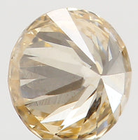 Natural Loose Diamond Round Orange Color SI2 Clarity 3.10MM 0.12 Ct KR653