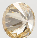 Natural Loose Diamond Round Orange Color SI2 Clarity 3.10MM 0.12 Ct KR653
